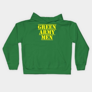 Green Army Men Kids Hoodie